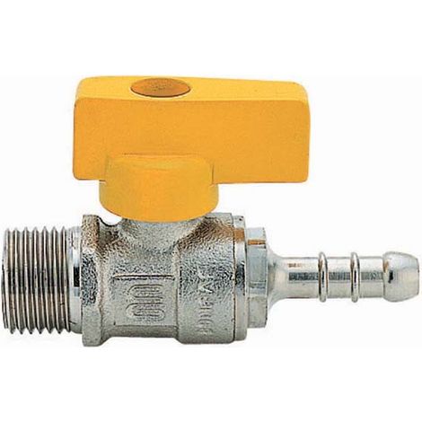 Rubinetto a sfera maschio per gpl con portagomma  Pollici: 3/8" (1/3)