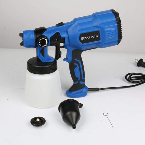 Electric Spray Gun 550W, Advanced Handheld Paint Sprayer with 3 Spray Patterns and 800ml/min Paint Sprayer 800ml Detachable Container Adjustable Valve Knob Fence Paint Sprayer