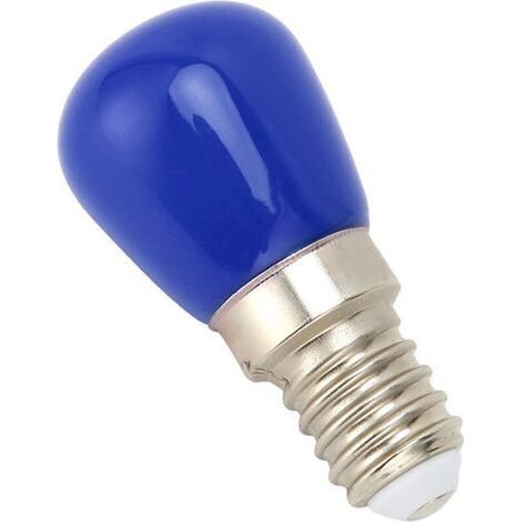 E14 LED bulb, 3W bulb, 350lm bulbs with 4 colors to choose from, for ceiling light, refrigerator (220-240V) (blue) (1/5)