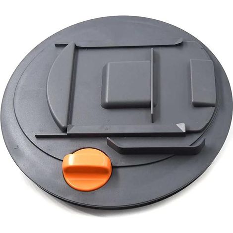 Couvercle et mécanisme d'ouverture de trappe pour cassette de réservoir à matières Thetford C250/C260 (réf. 5072706) – Noir (1/5)