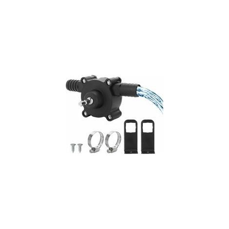 Pompe à Eau pour Jardin Domestique Mini Pompe à Eau Pompe de Forage Électrique Auto Amorçante Portable avec Tige de 6. 35Mm (1/4)