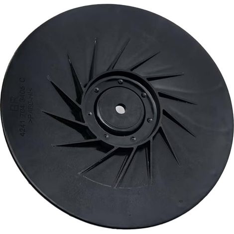 Roue de soufflerie avec hachoir pour BG56 BG86 BR200 SH56 SH86 remplace 4241 704 3405 en plastique pour souffleur à feuilles (1/5)