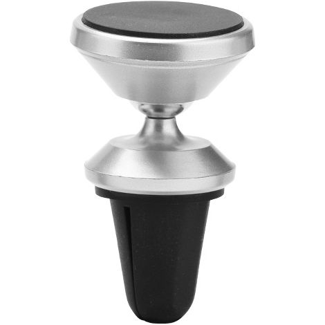 Lntyq 2 Pièces Support Téléphone Magnétique, Magnetique Portable Aimant Adhésif pour Smartphone, Porte Telephone Voiture Magnétique Renforcé Grille Aeration Rotation 360° pour Phones(Argent) (1/4)
