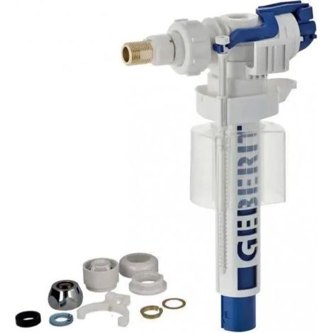 Geberit – Robinet flotteur universel Unifill – Montage apparent – Débit 0.19 l/s pour 3 bars – Raccordement 3/8" – Température de service 25°C (1/6)