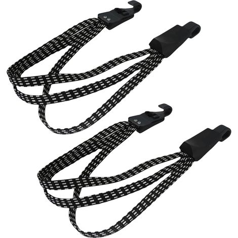 Fiets spanband elastische, spanband fiets met haak (60  cm)
