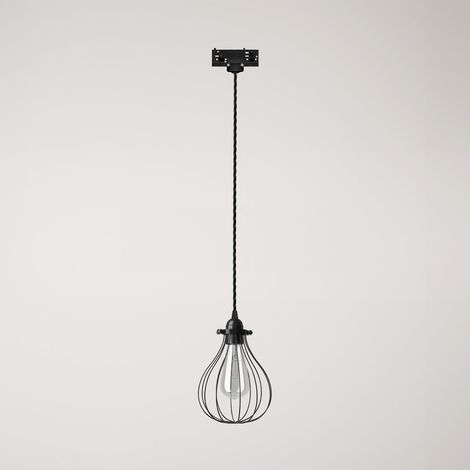 Creative Cables - Suspensão com abajur Drop cage para carris - lâmpada incluída