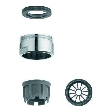 Grohe Strahlregler für offene Warmwasserbereiter M24x1, Chrom (1/5)