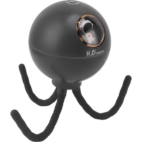 Luftbefeuchter in Form einer Raumkapsel mit Oktopus-Design, wiederaufladbarer Ultraschall-Luftbefeuchter per USB, 400 ml, Mini-Astronauten-Luftbefeuchter (1/5)