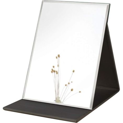 Mirror Large Portable Super HD Makeup Mirror with Multiple Standing Angles, Hands Free/Portable/Foldable Table Mirror, 10" x 7"