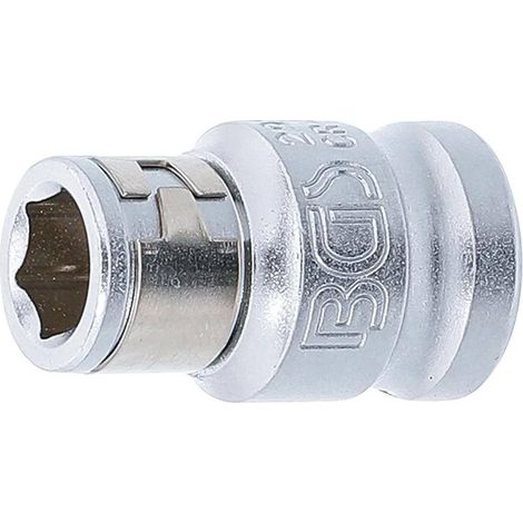 Adaptateur avec Bille de Retenue 10 mm (3/8) - Six Pans Intérieurs 8 mm (5/16) - Précision et Sécurité - D-Work (1/5)