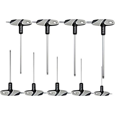 Satz Torx-Schlüssel mit Griff, 9-teilig, YT-05615, Yato (1/2)