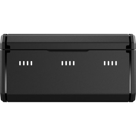 Caja De Carga Para Baterías - 3 Unidades - Entrada USB-C 5 V 2 A - Indicador De Nivel De Carga Porcentaje - Estuche Protector - 80 G (1/5)