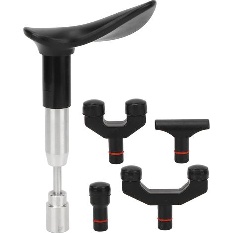 Outil de massage des tissus profonds à 4 têtes en acier inoxydable, kit de réglage chiropratique manuel portable-AquaForge (1/5)