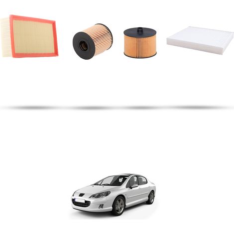 Kit tagliando 4 filtri compatibile con Peugeot 407 2.0 Hdi 103kw dal 2008 (1/5)