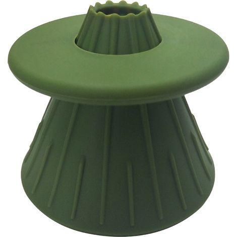 Filtre à café réutilisable en silicone – Filtration manuelle – Vert – Avec anneau (1/5)