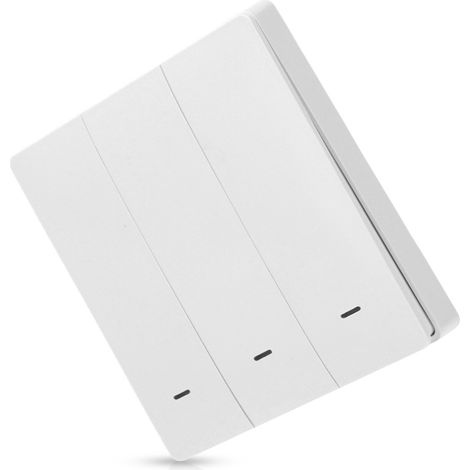 Interrupteur mural intelligent Zero Fire Button avec minuterie téléphonique pour TUYA ZigBee 86 AC 100-240V triphasé