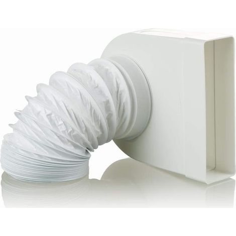 Conduit de ventilation souple PVC ø125 pour tube plat 60 x 204 mm