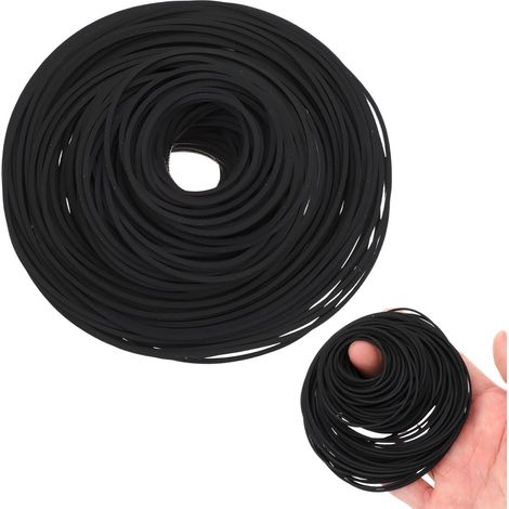 200 courroies en caoutchouc pour enregistreur, 40-135 mm, réparation et entretien de bandes à cassette, courroies mixtes pour lecteurs DVD-CD, LD, entraînements de répéteurs VCR (largeur 1 mm)