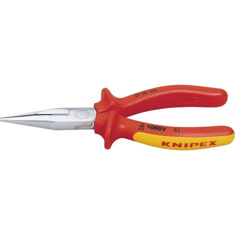 Knipex 160mm Fully Insulated Long Nose Pliers (81238) (1/5)