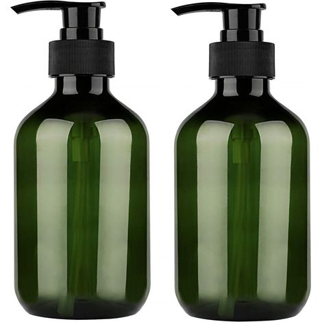 Dispensador de jabón de 500 ml con bomba recargable para lociones y champús – PET, transparente, paquete de 2302 unidades. (1/5)