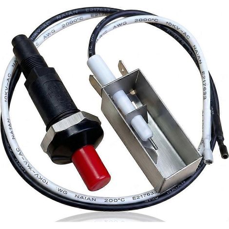 Kit d'allumage compatible avec le barbecue Weber 7509 - module d'allumage par étincelle fiable et électrodes assorties, compatible avec les barbecues d'extérieur. (1/5)