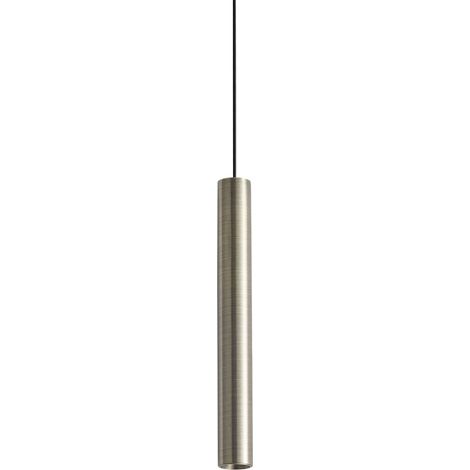 Ideal Lux Sospensione Moderna Look 1 luce LED integrato ottone vetro metallo