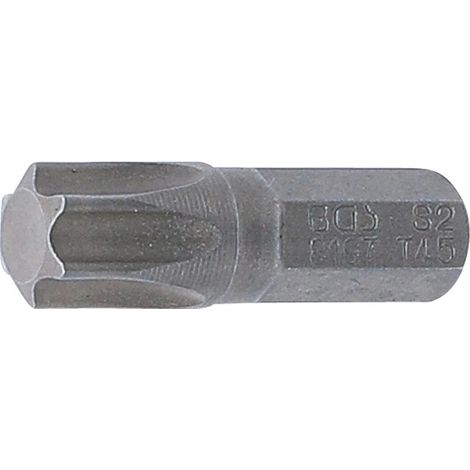 1 - Embout - Profil T - T45 - Acier Chrome Vanadium - Pour Visseuse - 25x6,3 mm