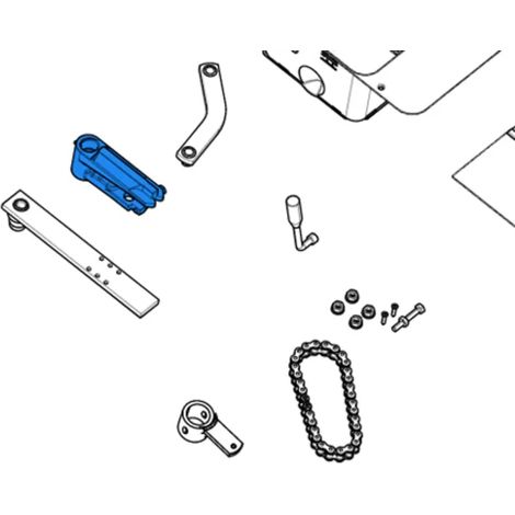 CAME 119RIA042 Leva Aggancio Sblocco Per Motore Interrato Frog Ricambio (1/3)