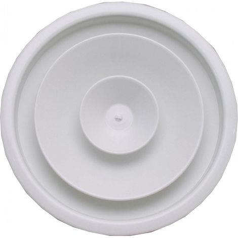 Diffuseur circulaire à jet réglable, blanc, 160 à 350 m3/h, D raccord 160 mm S&P (UNELVENT) 854115