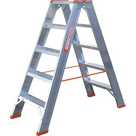 escabeau Siedra Aluminium 2x3 marches largeur des marches 90 mm (1/2)