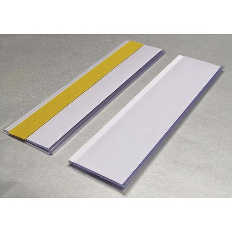 Porte-étiquettes - autocollants, lots de 50 - h x l 54 x 200 mm (1/2)