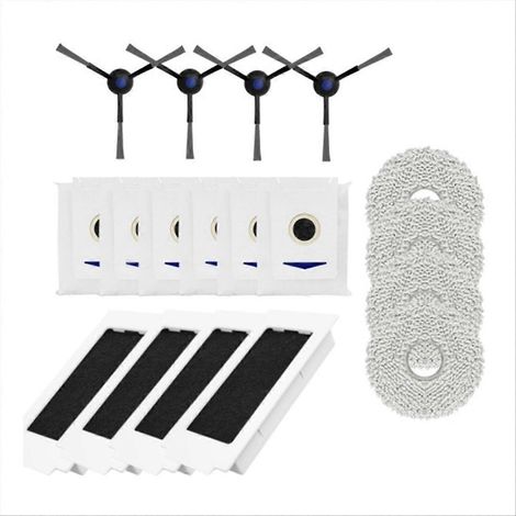 Balai à franges latéral avec filtre HEPA et sac à poussière pour Debot T30 Pro Omni (1/5)