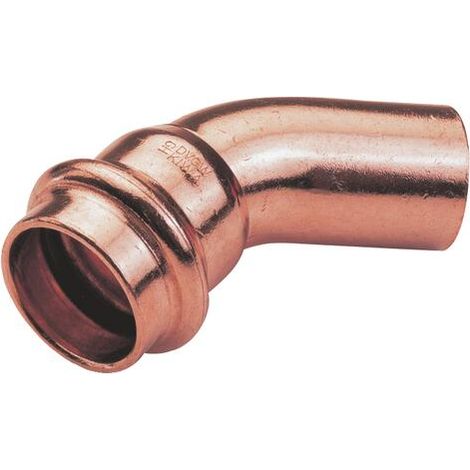 Coude cuivre 45° MF 12 à sertir eau