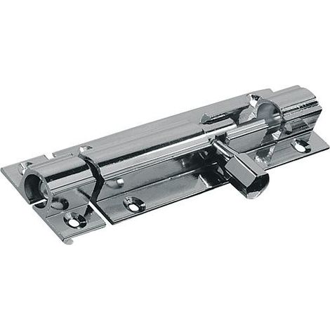 Verrou en laiton chromé résistant aux intempéries - longueur 50 mm