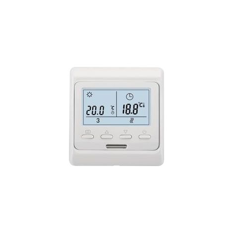 Thermostat intérieur WG806,Programmation hebdomadaire AC230V,6 périodes de Temps,3A,Affichage numérique LCD,pour système de Chauffage de l'eau