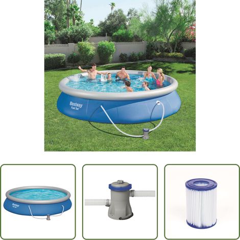 Pool - Bestway Swimmingpool-Set Fast Set 457x84 cm 57321