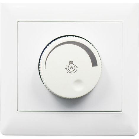 Panel regulador de intensidad de cuatro vías para montaje en pared – 250 V – Blanco. Alta calidad, una opción ideal para familias. (1/5)