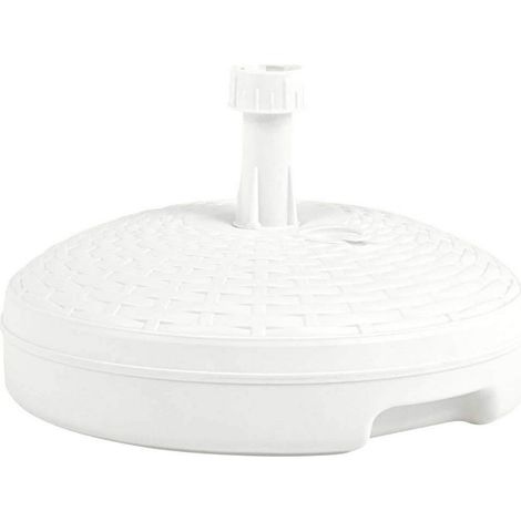 BASE PER OMBRELLONE IN POLIPROPILENE 20 LT BIANCO (1/5)