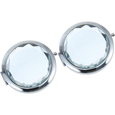 2 Pièces Miroir Pliant Mini Miroirs Mini Rond Portable De Poche Portefeuille Blanc Cosmétique De Poche Blanche Voyage Petit Métal
DOITOOL (1/5)