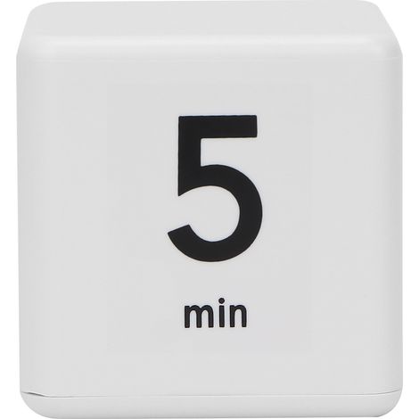 Minuteur à bascule professionnel pour salon de beauté, minuteur cube de gestion du temps pour l'apprentissage des étudiants, 1-3-5-10 minutes (1/5)