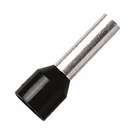 Embout de câblage pour fil souple de 0,5mm² à 95mm² - Section / Couleur - Embout Noir 25mm² - Sachet de 50