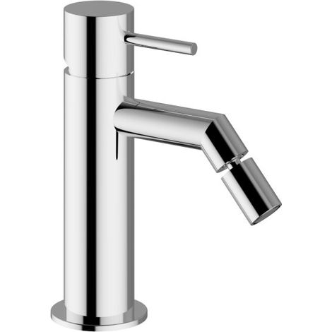 TEOREMA RUBINETTERIA Miscelatore Monocomando Forty 5 Bidet Silver