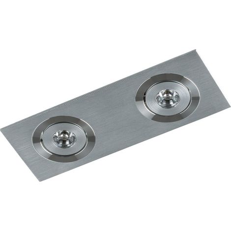 Italux Fiamma Modernes 2-flammiges Einbau-Downlight LED,