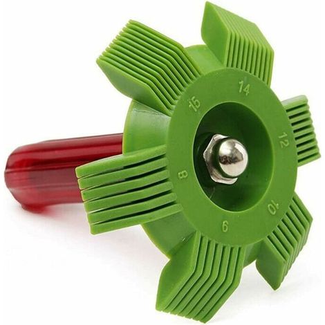 DEESSE SHOP - Dissipateur de chaleur radiateur peigne évaporateur climatiseur outil de nettoyage universel Auto voiture plastique A/C condenseur condenseur râteau nettoyant facile à utiliser (1/5)