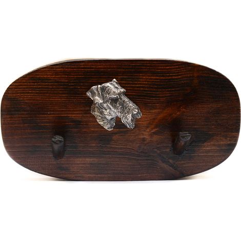 Airedale Terrier, Waterside Terrier - gancio per accessori, gancio per medaglie con un cane, ganci per chiavi di Art-Dog (1/5)