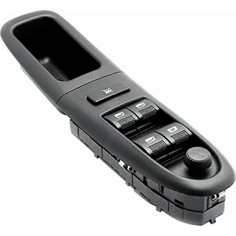 Interrupteur de lève-vitre électrique avant gauche/commande de lève-vitre 6554CF - Noir pour Peugeot 406 8b 1995-2004 [co] (1/2)