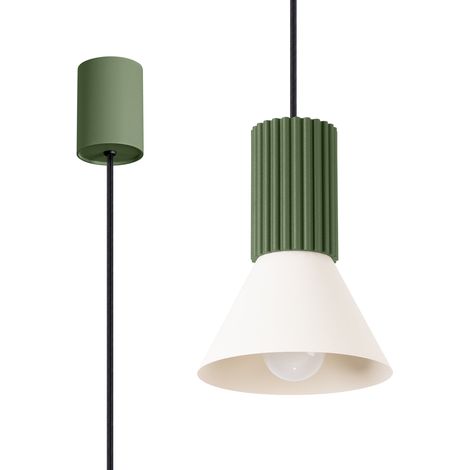 Suspension Estria 1 Beige/Vert Olive (1/2)