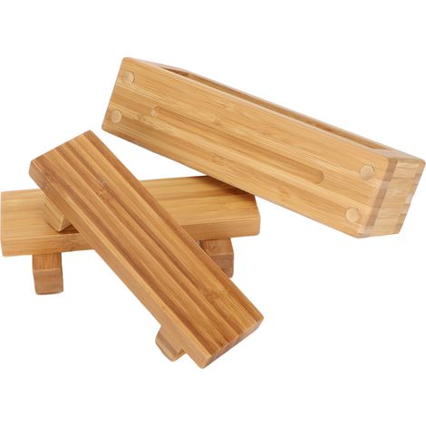 Moule à sushi en bois, presse-sushi, boîte à riz rectangulaire portable et inodore à faire soi-même pour la cuisson (1/5)
