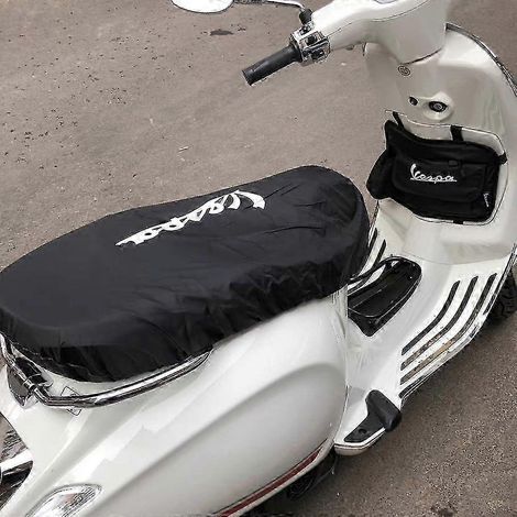 Housse de selle imperméable et élastique pour moto (1 pièce), compatible avec Vespa GTS300 et 150, résistante à la poussière et à la pluie, pour une utilisation sur route. (1/3)