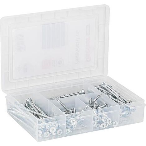 Assortiments de vis Fischer, Meisterbox PowerFast II, tête fraisée Filetage partiel, Torx®, 110 pièces (1/3)